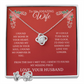 Wife-Holiday Love Knot Earring & Necklace Set (44)