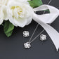 Wife-Holiday Love Knot Earring & Necklace Set (44)