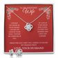 Wife-Holiday Love Knot Earring & Necklace Set (44)