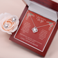 Wife-Holiday Love Knot Earring & Necklace Set (44)