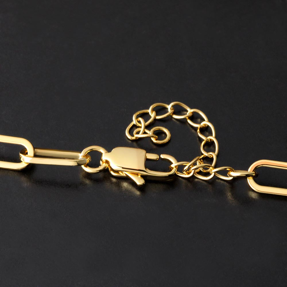 Wife-CZ Paperclip Chain Necklace (32)