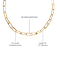 Wife-CZ Paperclip Chain Necklace (32)
