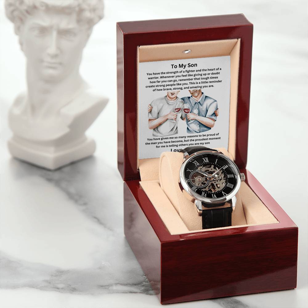 Son-Men's Openwork Watch 76