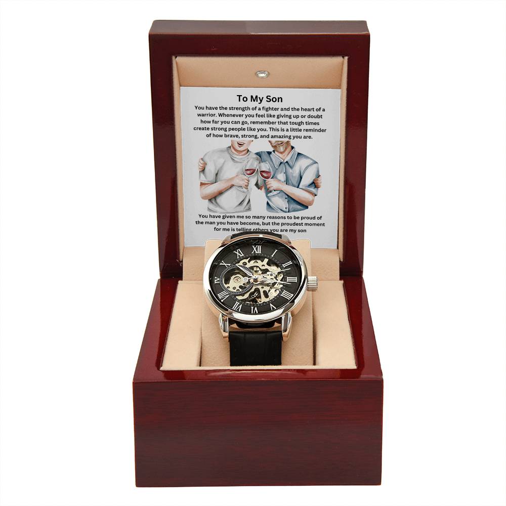 Son-Men's Openwork Watch 76