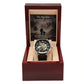 Son-Men's Openwork Watch with Message Card 65