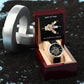 Dad-Men's Openwork Watch with Message Card 137