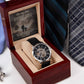 Son-Men's Openwork Watch with Message Card 65