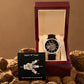 Dad-Men's Openwork Watch with Message Card 137