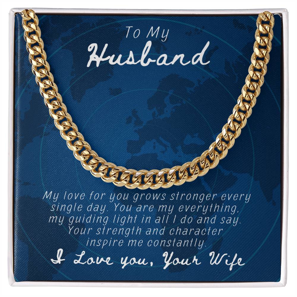 Husband- You are my everything-Cuban Link Chain - Essential Home Zone Essential Home Zone Jewelry Husband- You are my everything-Cuban Link Chain