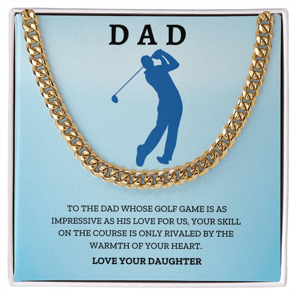 Dad- His love for us-Cuban Link Chain - Essential Home Zone Essential Home Zone Jewelry Dad- His love for us-Cuban Link Chain