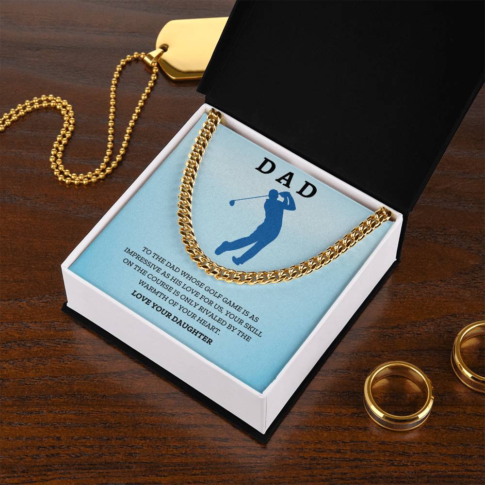 Dad- His love for us-Cuban Link Chain - Essential Home Zone Essential Home Zone Jewelry Dad- His love for us-Cuban Link Chain