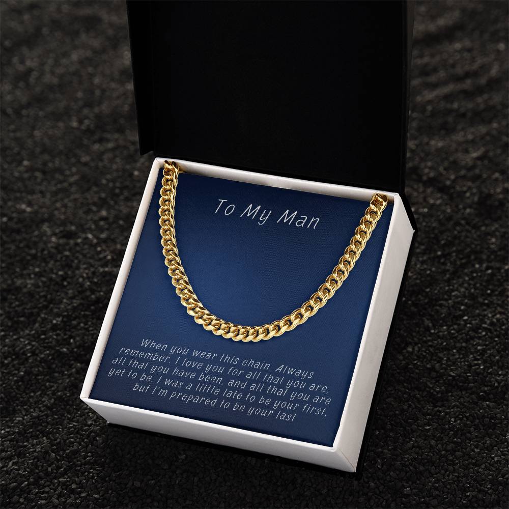 Husband- Prepared to be your last-Cuban Link Chain - Essential Home Zone Essential Home Zone Jewelry Husband- Prepared to be your last-Cuban Link Chain