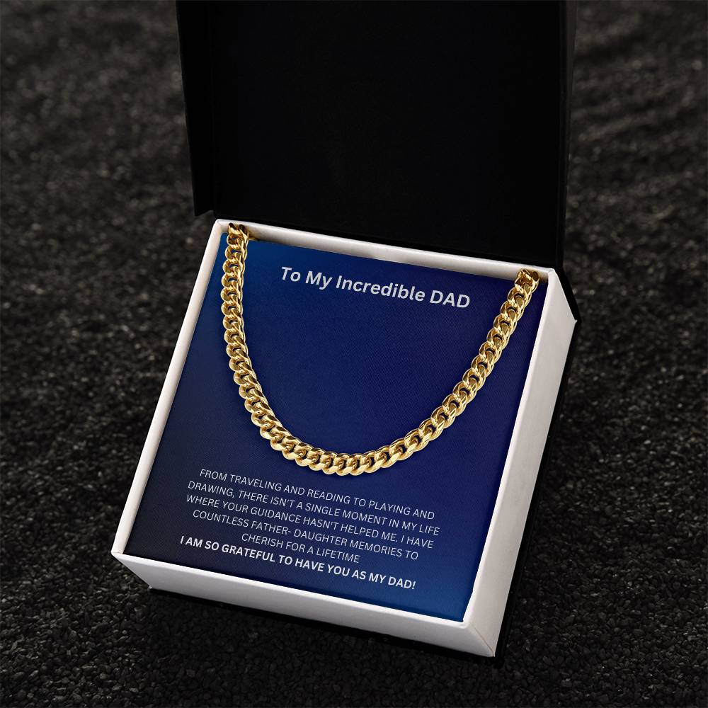 Dad-Cuban Link Chain 143