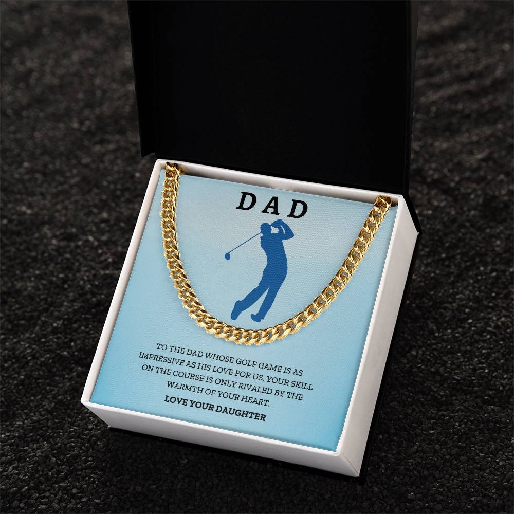 Dad- His love for us-Cuban Link Chain - Essential Home Zone Essential Home Zone Jewelry Dad- His love for us-Cuban Link Chain