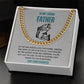 Dad-Cuban Link Chain with a Message Card 45