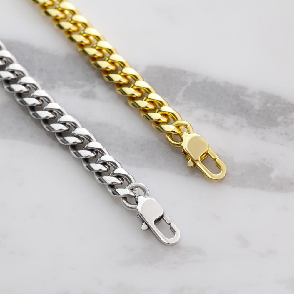 Dad- The endless love-Cuban Link Chain - Essential Home Zone Essential Home Zone Jewelry Dad- The endless love-Cuban Link Chain