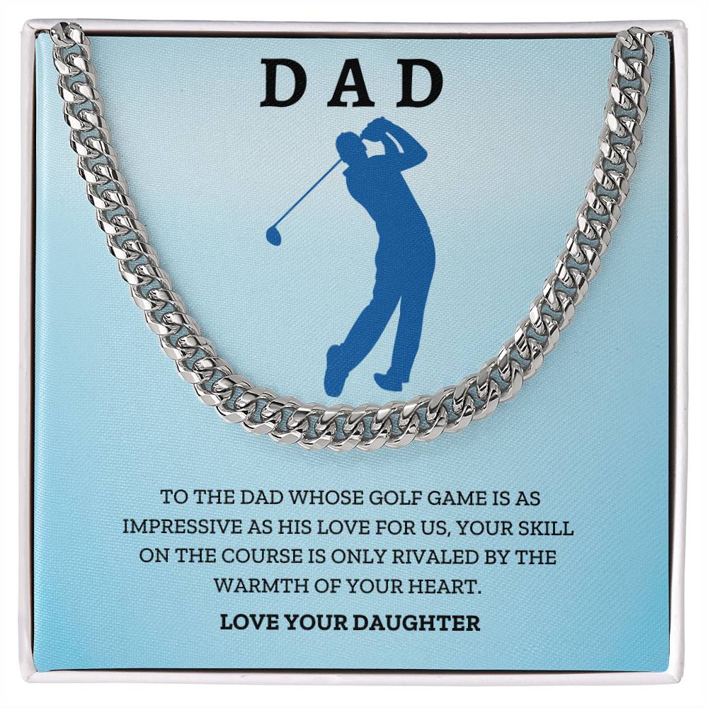 Dad- His love for us-Cuban Link Chain - Essential Home Zone Essential Home Zone Jewelry Dad- His love for us-Cuban Link Chain