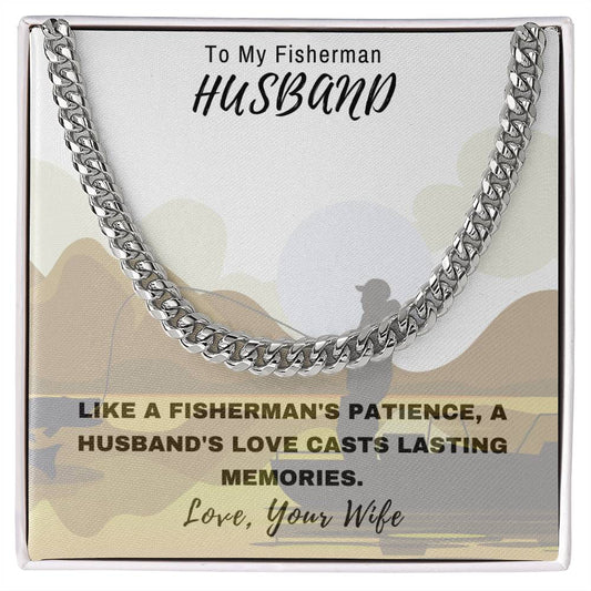 Husband- Fisherman-Cuban Link Chain - Essential Home Zone Essential Home Zone Jewelry Husband- Fisherman-Cuban Link Chain