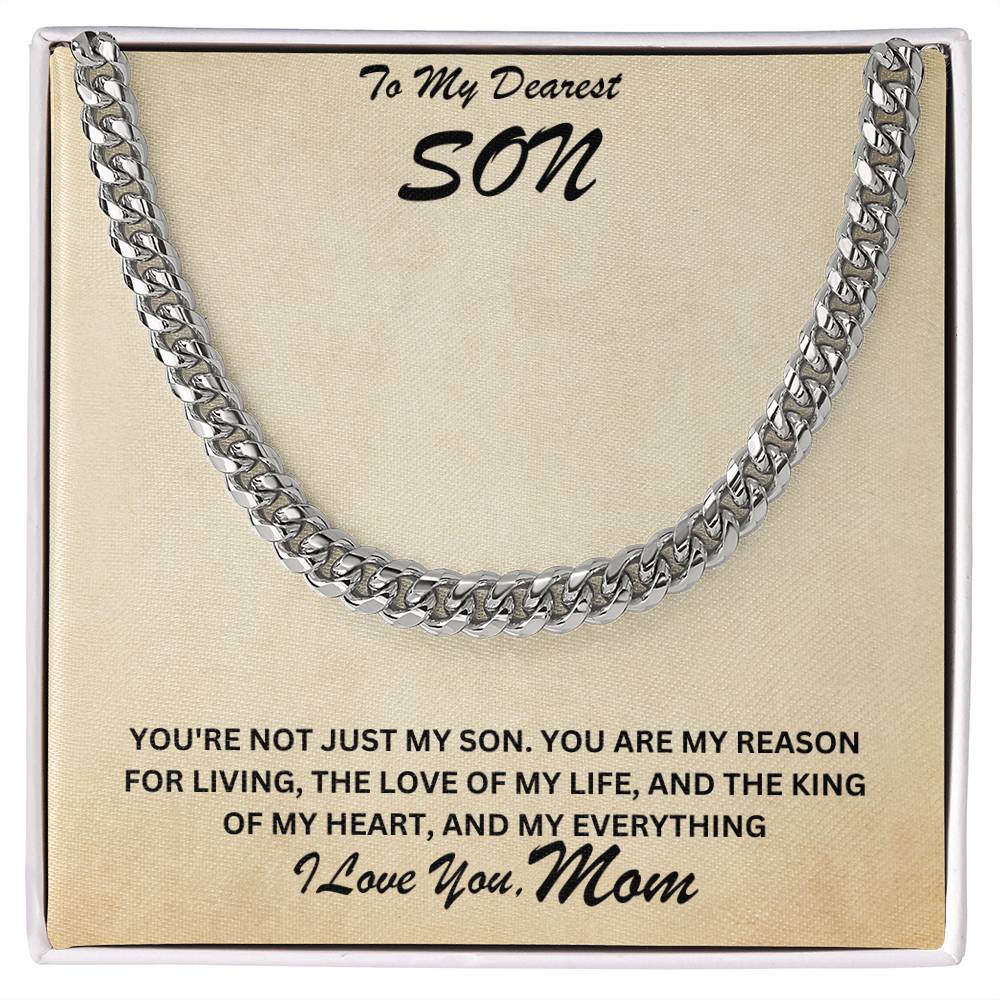 Son- My reason for living-Cuban Link Chain - Essential Home Zone Essential Home Zone Jewelry Son- My reason for living-Cuban Link Chain