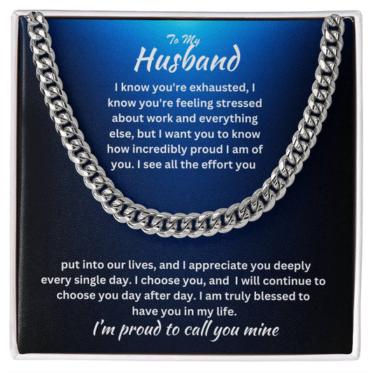 Husband-Cuban Link Chain 98