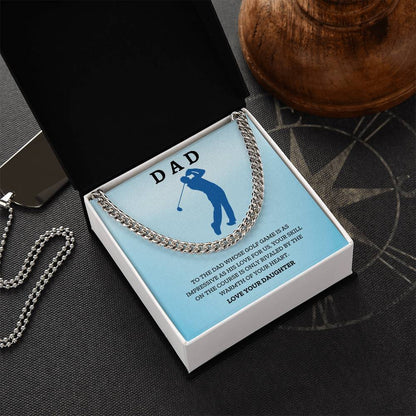 Dad- His love for us-Cuban Link Chain - Essential Home Zone Essential Home Zone Jewelry Dad- His love for us-Cuban Link Chain