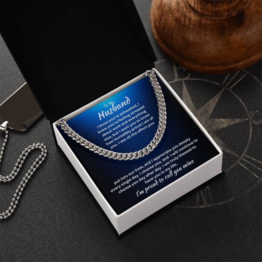 Husband-Cuban Link Chain 98