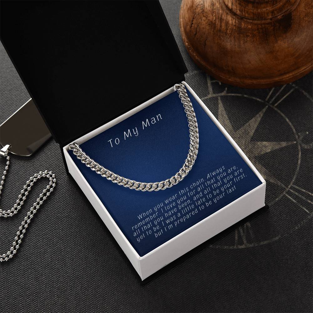 Husband- Prepared to be your last-Cuban Link Chain - Essential Home Zone Essential Home Zone Jewelry Husband- Prepared to be your last-Cuban Link Chain