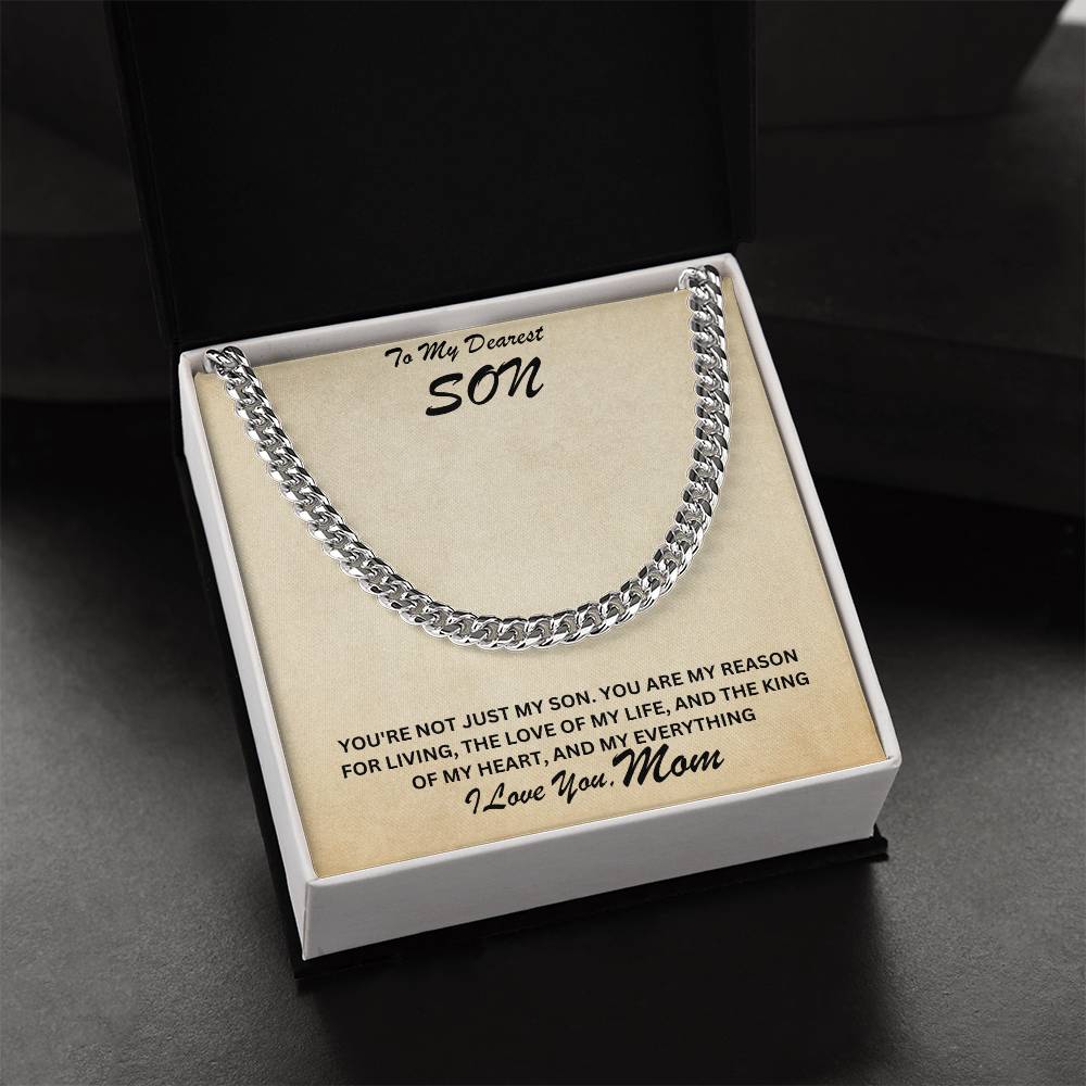 Son- My reason for living-Cuban Link Chain - Essential Home Zone Essential Home Zone Jewelry Son- My reason for living-Cuban Link Chain