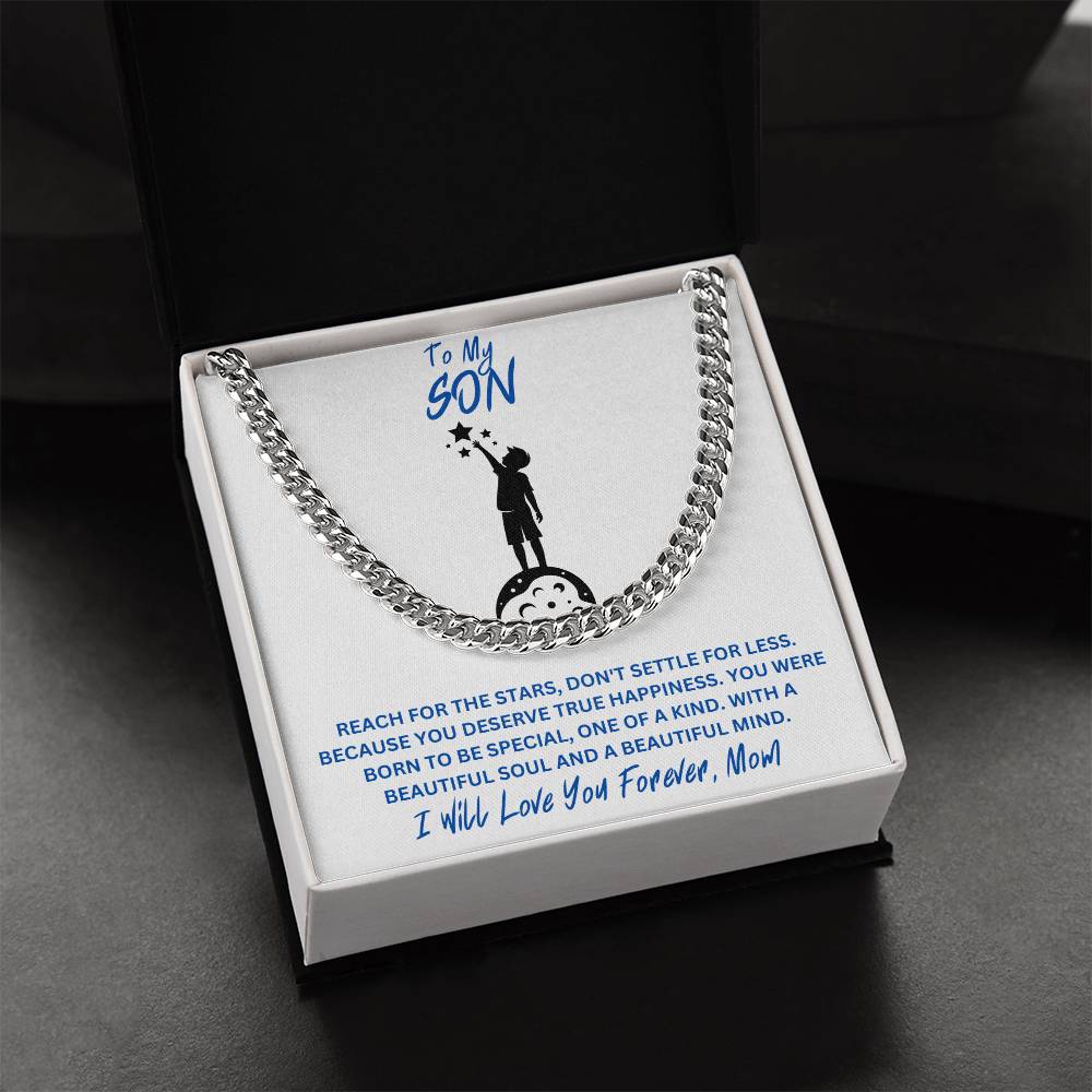 Son-Cuban Link Chain - Essential Home Zone Essential Home Zone Jewelry Son-Cuban Link Chain