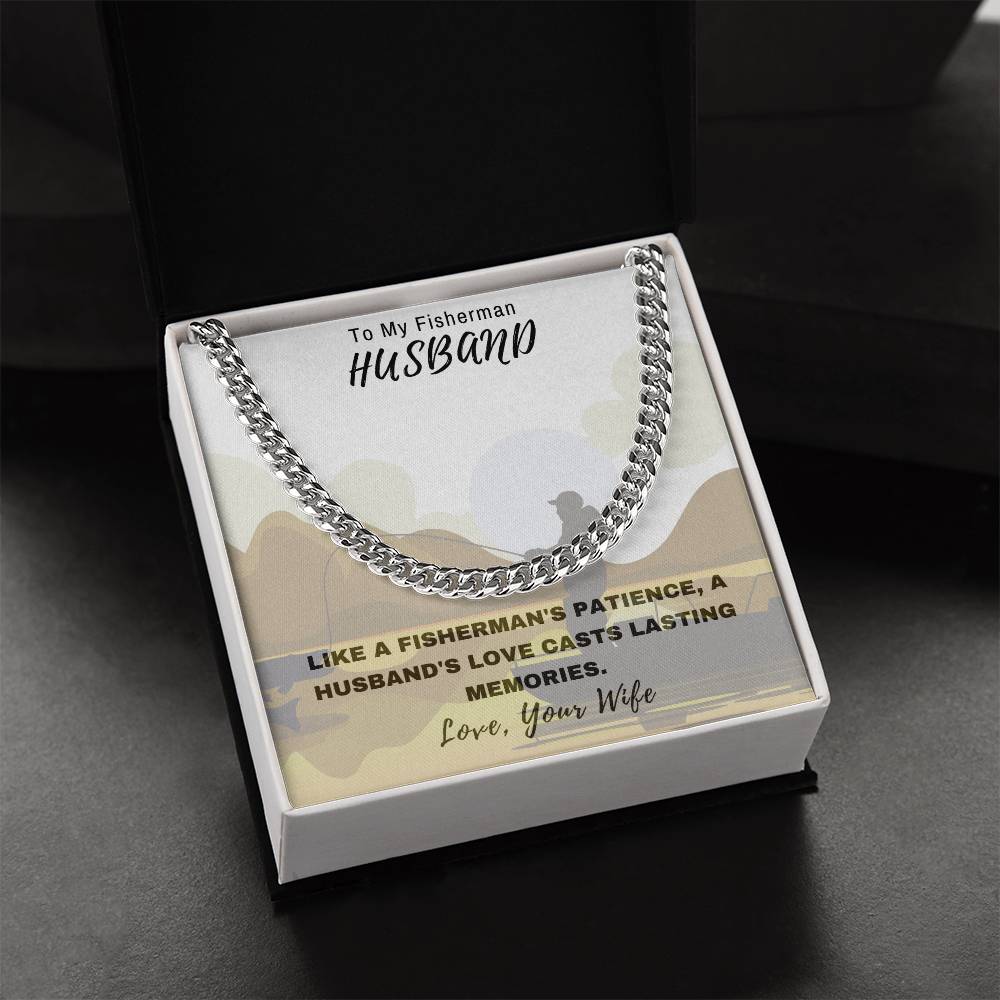 Husband- Fisherman-Cuban Link Chain - Essential Home Zone Essential Home Zone Jewelry Husband- Fisherman-Cuban Link Chain