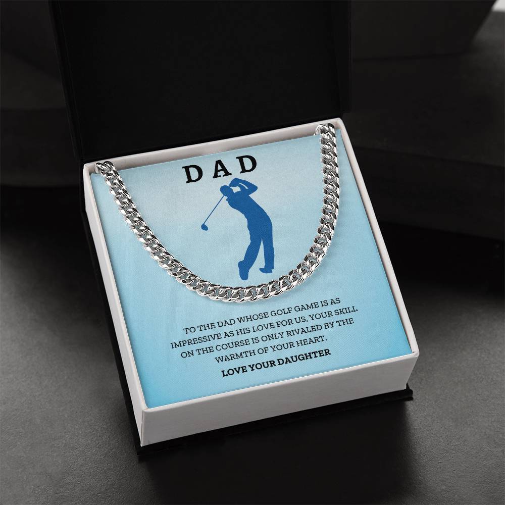 Dad- His love for us-Cuban Link Chain - Essential Home Zone Essential Home Zone Jewelry Dad- His love for us-Cuban Link Chain