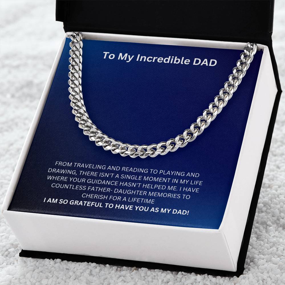 Dad-Cuban Link Chain 143