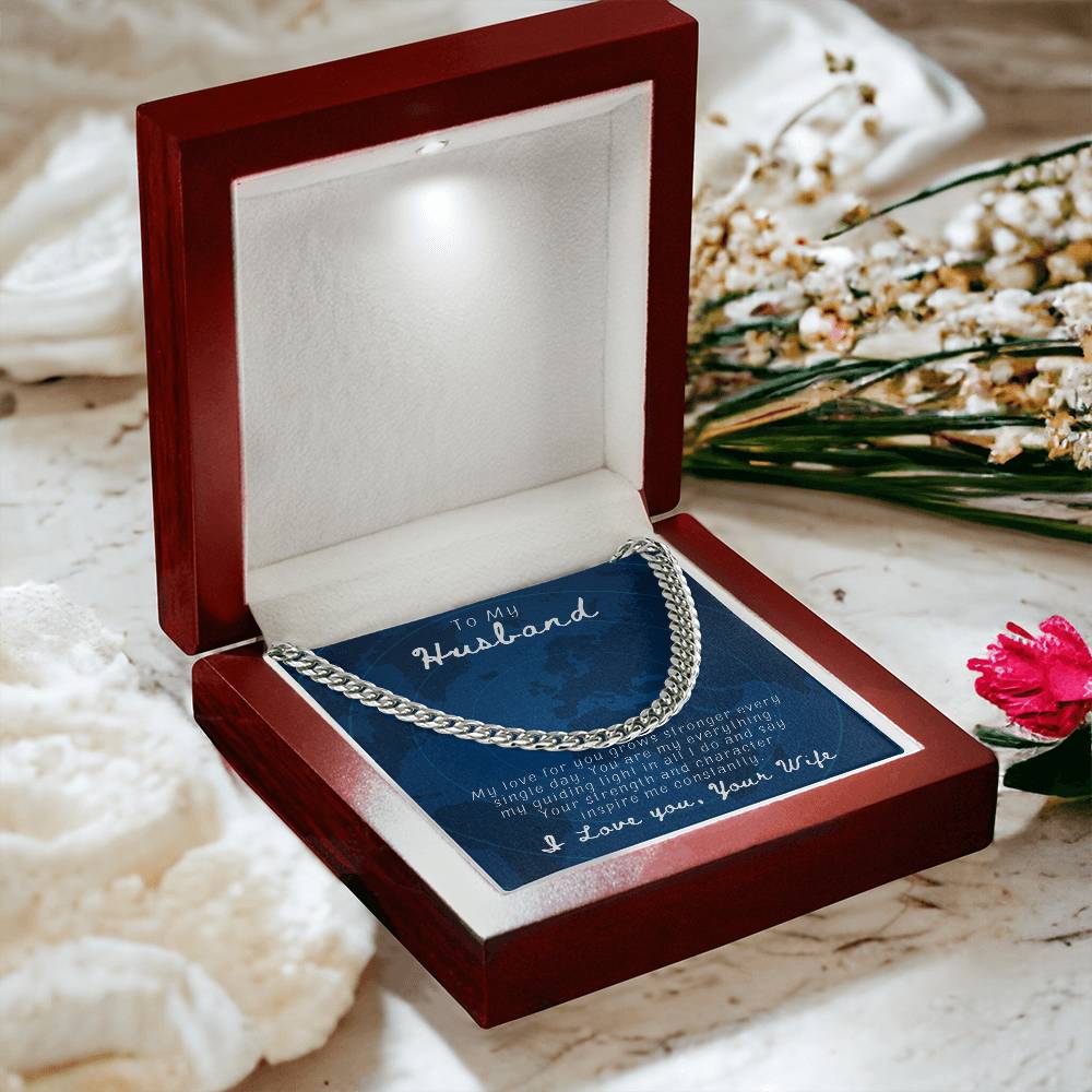 Husband- You are my everything-Cuban Link Chain - Essential Home Zone Essential Home Zone Jewelry Husband- You are my everything-Cuban Link Chain