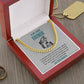 Dad-Cuban Link Chain with a Message Card 45