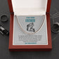 Dad-Cuban Link Chain with a Message Card 45