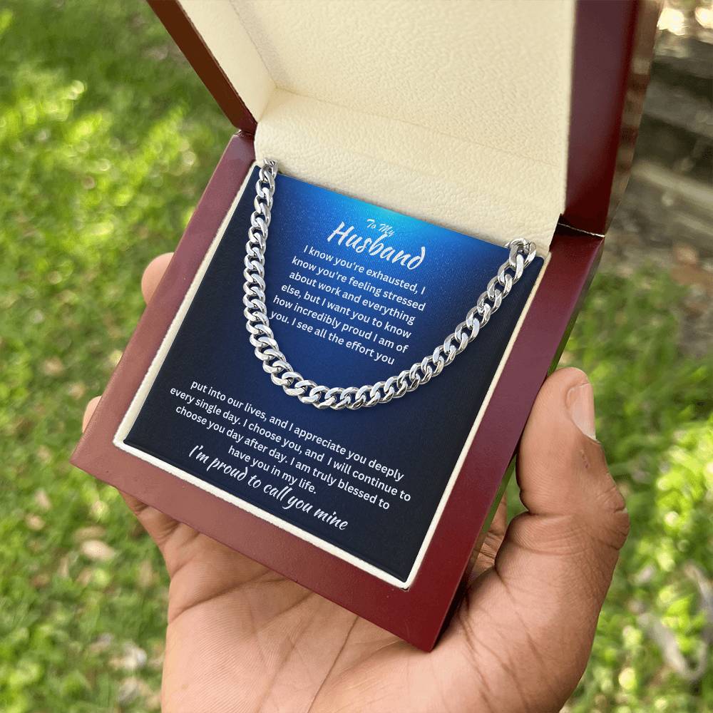 Husband-Cuban Link Chain 98