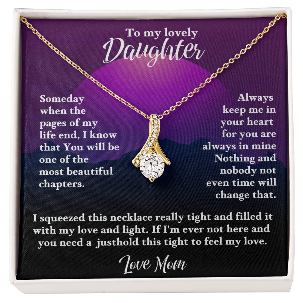 Daughter- the most beautiful chapters-Alluring Beauty Necklace - Essential Home Zone Essential Home Zone Jewelry Daughter- the most beautiful chapters-Alluring Beauty Necklace