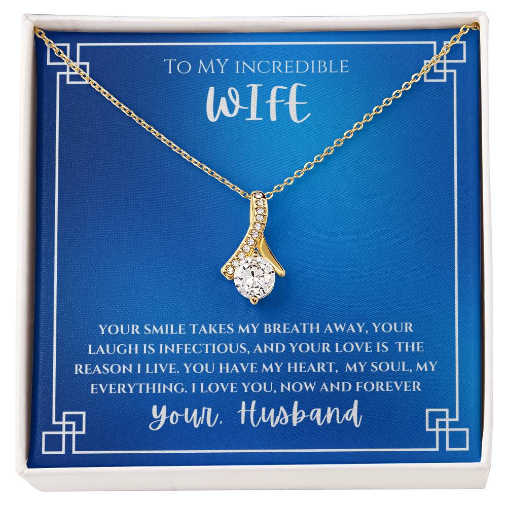 Wife-You have my heart-Alluring Beauty necklace - Essential Home Zone Essential Home Zone Jewelry Wife-You have my heart-Alluring Beauty necklace