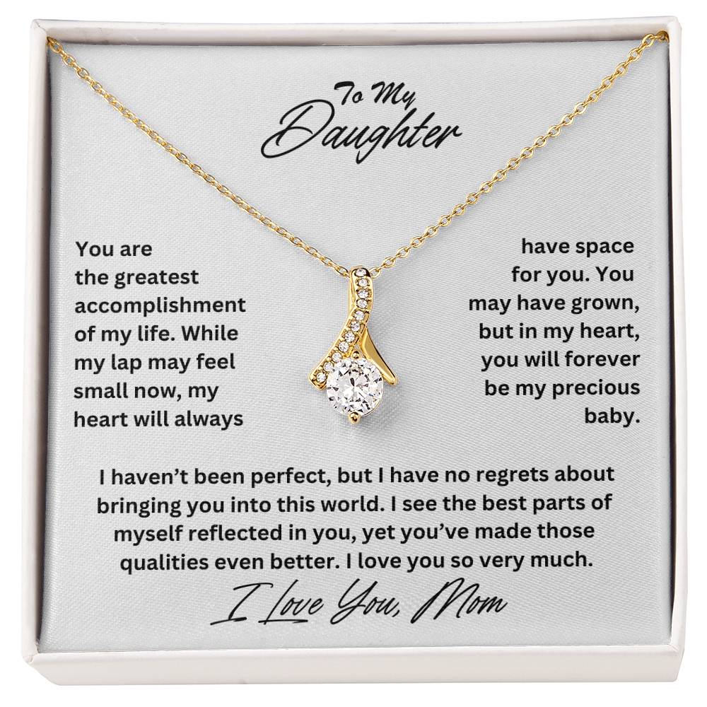 Daughter- My precious baby -Alluring Beauty Necklace - Essential Home Zone Essential Home Zone Jewelry Daughter- My precious baby -Alluring Beauty Necklace