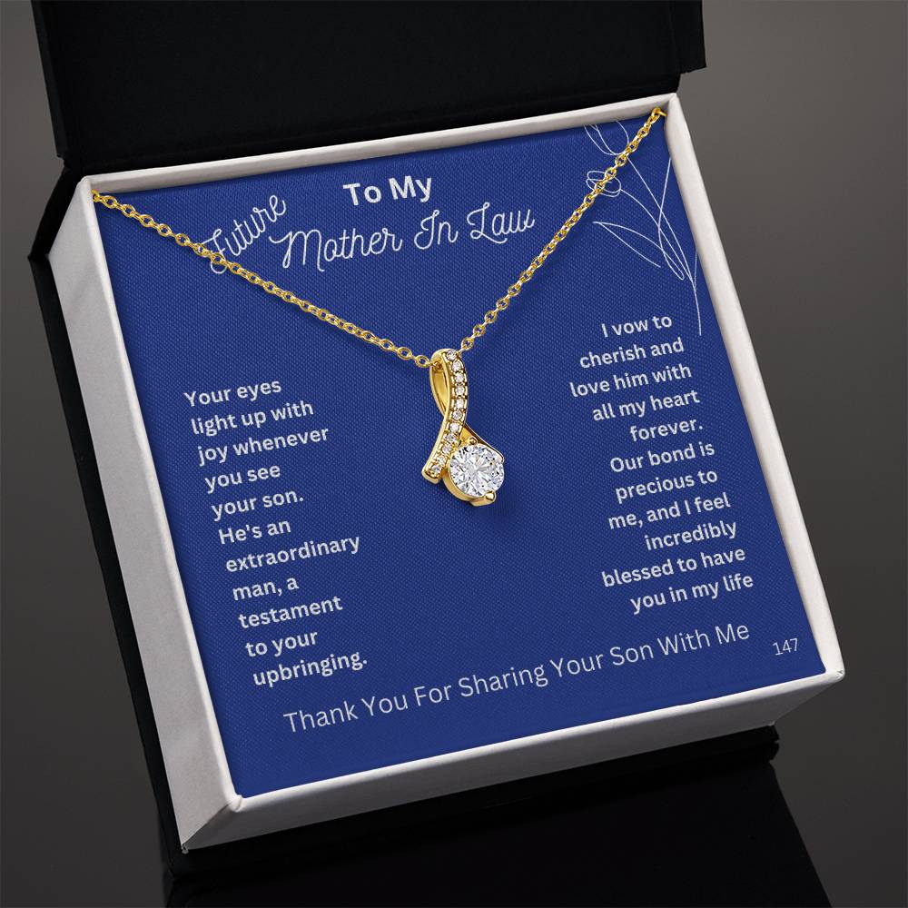 Mother-In-Law-Personalized this Alluring Beauty necklace. Imagine her reaction when she opens this stunning gift!  147