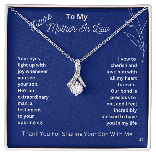 Mother-In-Law-Personalized this Alluring Beauty necklace. Imagine her reaction when she opens this stunning gift!  147