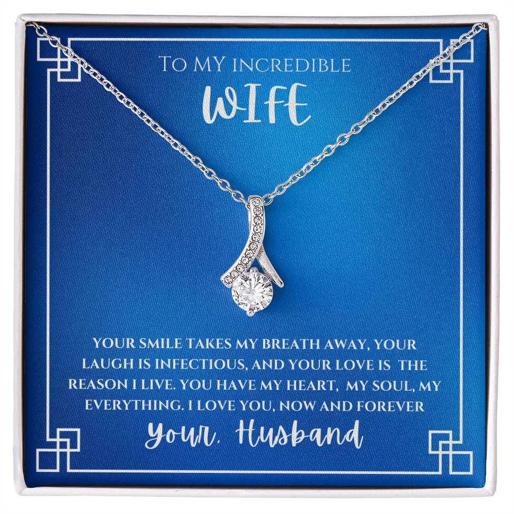 Wife-You have my heart-Alluring Beauty necklace - Essential Home Zone Essential Home Zone Jewelry Wife-You have my heart-Alluring Beauty necklace