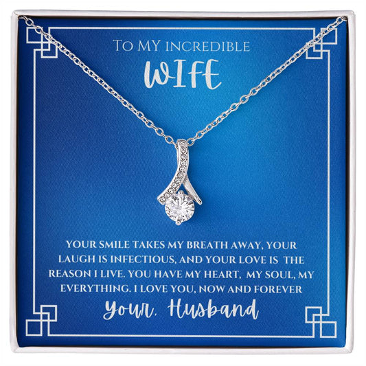 Wife-You have my heart-Alluring Beauty necklace - Essential Home Zone Essential Home Zone Jewelry Wife-You have my heart-Alluring Beauty necklace