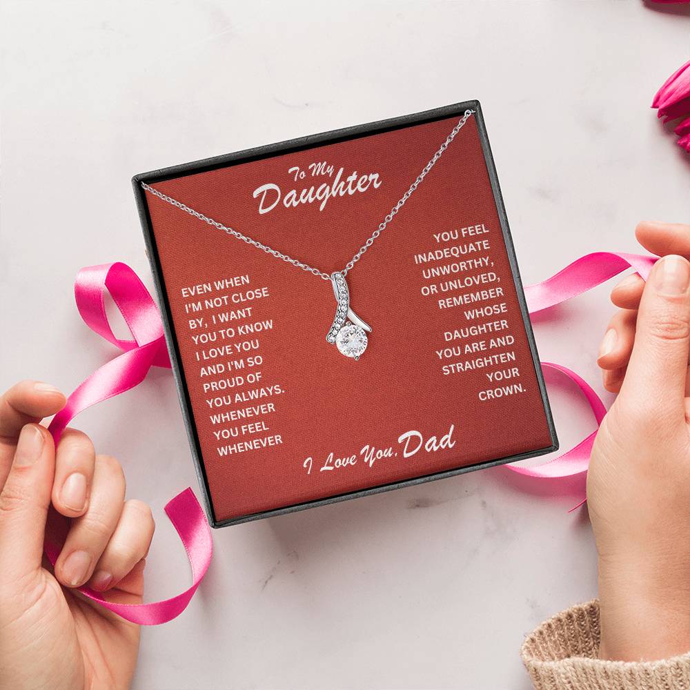 Daughter- Straighten your crown-Alluring Beauty Necklace - Essential Home Zone Essential Home Zone Jewelry Daughter- Straighten your crown-Alluring Beauty Necklace