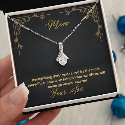 Mom-Most incredible mom-Alluring Beauty necklace - Essential Home Zone Essential Home Zone Jewelry Mom-Most incredible mom-Alluring Beauty necklace