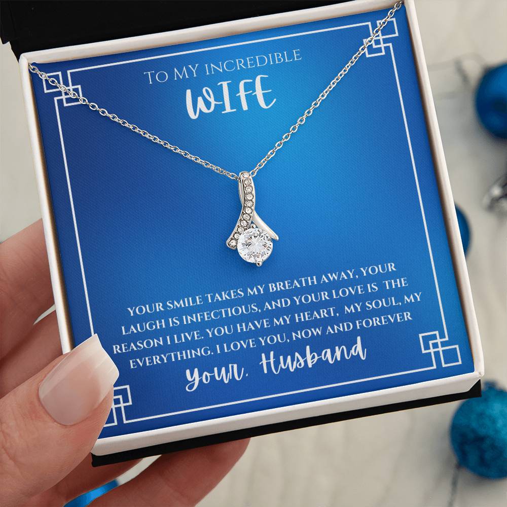 Wife-You have my heart-Alluring Beauty necklace - Essential Home Zone Essential Home Zone Jewelry Wife-You have my heart-Alluring Beauty necklace