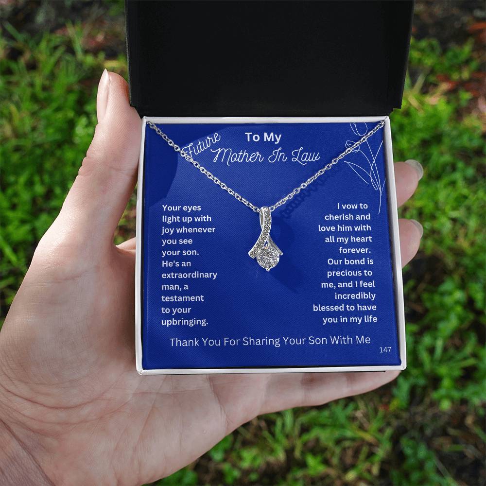 Mother-In-Law-Personalized this Alluring Beauty necklace. Imagine her reaction when she opens this stunning gift!  147