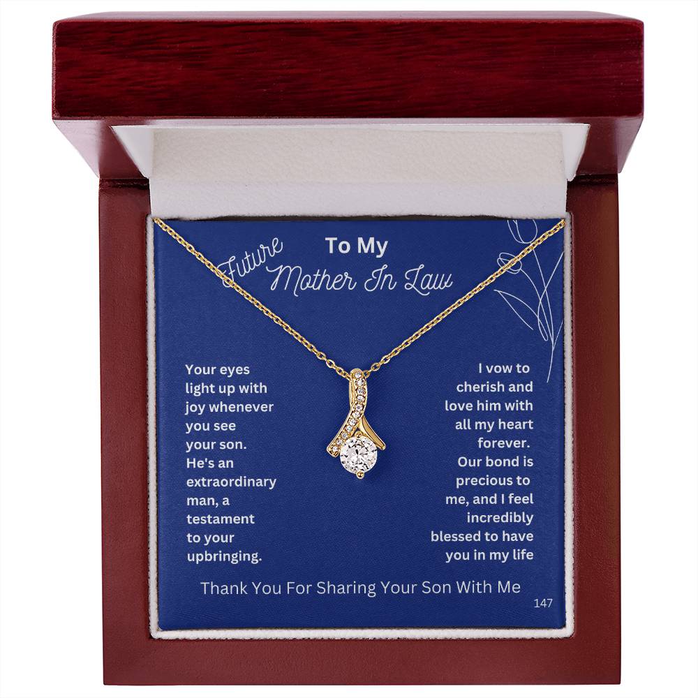 Mother-In-Law-Personalized this Alluring Beauty necklace. Imagine her reaction when she opens this stunning gift!  147