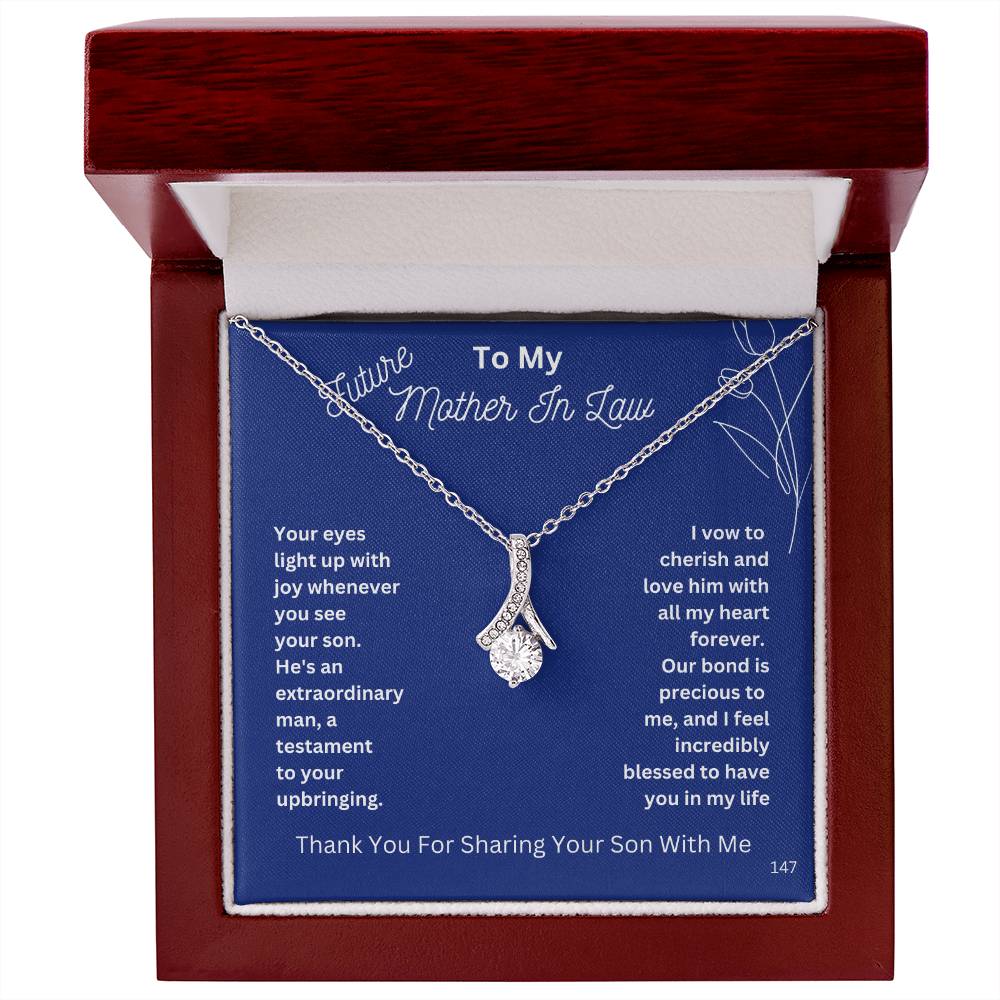 Mother-In-Law-Personalized this Alluring Beauty necklace. Imagine her reaction when she opens this stunning gift!  147