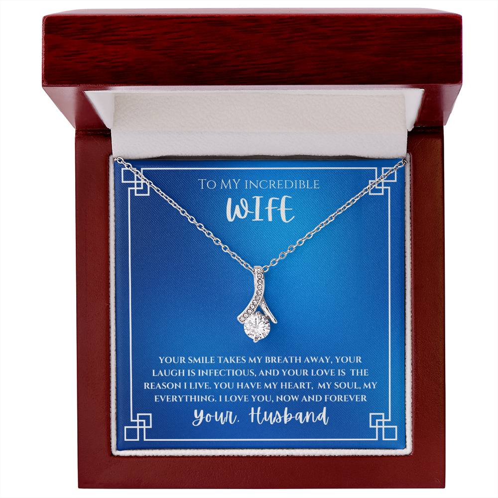 Wife-You have my heart-Alluring Beauty necklace - Essential Home Zone Essential Home Zone Jewelry Wife-You have my heart-Alluring Beauty necklace